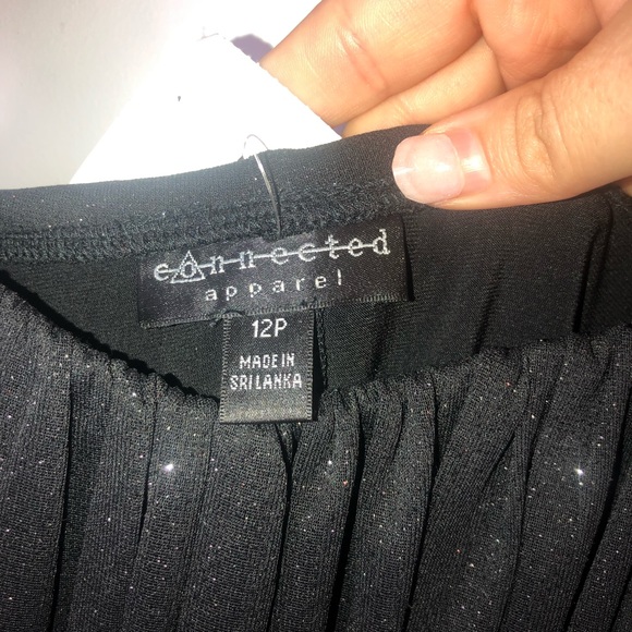 NWT Connected Apparel Black Dress - Picture 8 of 8